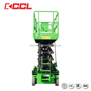 Plataforma Elevadora de Tijera Eléctrica Autopropulsada KCCL de 12 m, Plataforma Hidráulica con Capacidad de 300 kg, Equipo de Construcción - Product Image 3