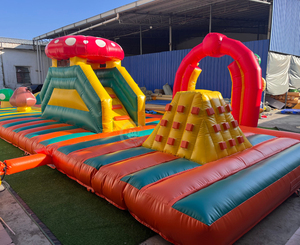 Parcours d'obstacles gonflable <span class=keywords><strong>Mario</strong></span> Adventure pour enfants, aire de jeux d'aventure pour usage extérieur - Product Image 2