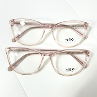 Montures de lunettes optiques de haute qualité, design carré œil de chat, en plastique, monture intégrale, unisexe, protection des yeux, pour adultes