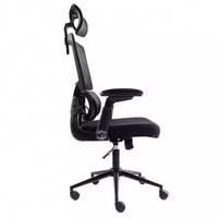 Chaise de bureau de direction ergonomique de luxe en gros, dossier haut, maille respirante, avec support lombaire