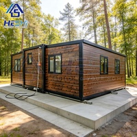 Maison conteneur préfabriquée mobile et extensible sur mesure de 20 pieds ou 40 pieds, bâtiment préfabriqué, maison à deux chambres, maison portable