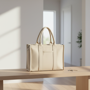 Borsa tote in tela sicura con cerniera per protezione antifurto e conservazione sicura - Product Image 4