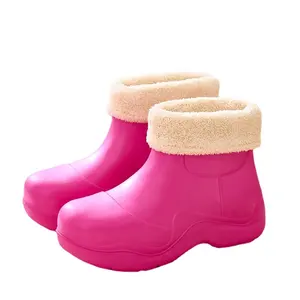 High Heel Wellington EVA Regens tiefel Schuhe Schneeschuhe Wasserdicht für Frauen Großhandel Custom Gummistiefel