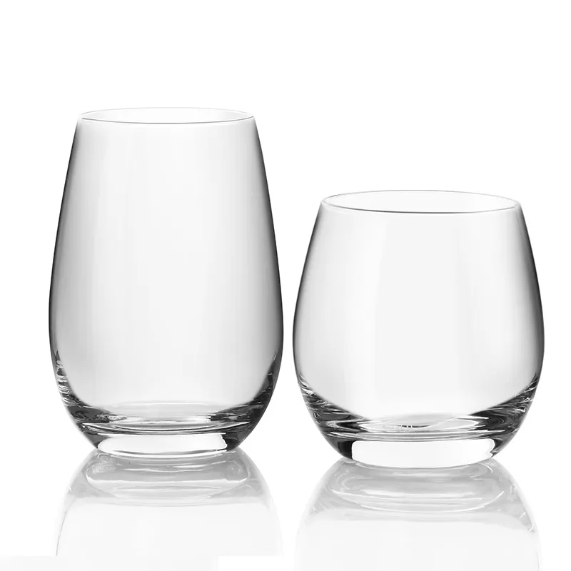Kacamata air kaca transparan kreatif grosir gelas anggur asing wiski