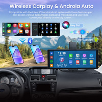 Autoradio Portable Direct Usine 10,26'' avec Écran Carplay Sans Fil, Android Auto/Airplay/BT et Émetteur FM