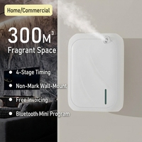 Diffuseur d'arômes domestique biphasique 140 ml en plastique, fixation murale, Type-C, application, vente en gros pour les foyers, les commerces et les magasins de détail