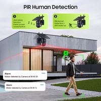 SECTEC 3MP Mini batterie solaire 4G carte Sim sécurité Wifi sans fil extérieur solaire CCTV Ip système de Surveillance caméra sans fil