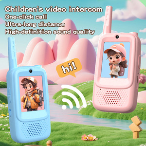 Trong nhà ngoài trời cầm tay 2 gói có thể sạc lại Video <span class=keywords><strong>intercom</strong></span> Kids video Walkie talkies cho gia đình trò chơi cắm trại - Product Image 4