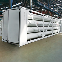 Contenedor Jumbo Skid para Tubos de Aire Comprimido H2 CNG Helio, Precio Directo de Fábrica