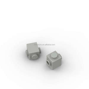 47905 Mattoncino Modificato 1x1 con Perni su 2 Lati Opposti, Elemento Connettore Affidabile per Modelli MOC e Strutture Creative - Product Image 2