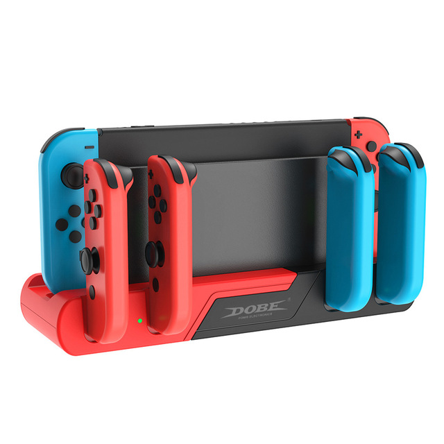 TNS-0122 6 in 1 for Nintendo Switch OLED Charging Dock Station with Indicator for Nintendo Switch Console Charger Holder