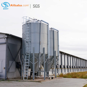 Sistema di Pesatura per Silos in Acciaio con Rivestimento Zincato a Caldo per Stoccaggio di Mais e Cereali, Allevamenti di Pollame e Suini, Marca <span class=keywords><strong>BST</strong></span>, Capacità 3T-30T - Product Image 3