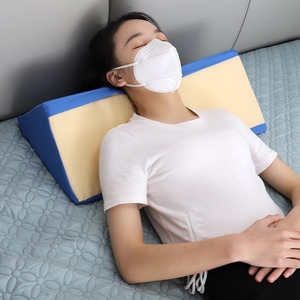R <b>Shape</b> Posture Pad Triangle Positioning <b>Pillow</b> For Bedridden Elderly Anti Bedsore Side Lying Support Removable Washable - Product Image 1