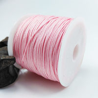 Fil tressé solide en nylon YWJC Crystal, rouleau de 50 mètres, pour la fabrication de bijoux, bracelet tressé fait main