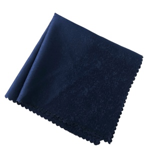 Serviettes de Table Jacquard en tissu <span class=keywords><strong>bleu</strong></span> marine, 50 pièces, en Polyester, pour les Restaurants - Product Image 6