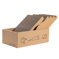 Grattoir confortable de conseil de grattoir de chat de papier ondulé pour des chats
