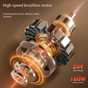 Vélo d'équilibre électrique pour enfants avec pneus larges de <span class=keywords><strong>12</strong></span> <span class=keywords><strong>pouces</strong></span>, vélo électrique sans pédales - Product Image 3