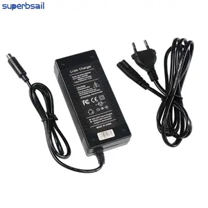 Superbהפליג מלאי מטען הספק של קטנוע 42v 2a מתאם eu plug עבור xiaomi m365 pro