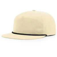 Gorras de malla de 5 paneles personalizables para hombre, gorra de caza deportiva con logotipo con cuerda, SnapBack, gorra de camionero en blanco liso 256 para verano