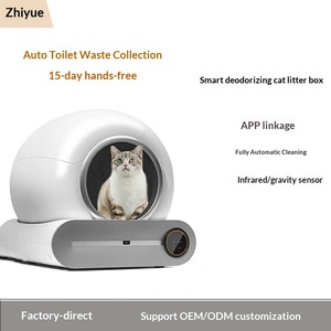 Kedi Tuvaleti Otomatik Temizleme Sıçrama Önleyici Ekstra Büyük Tamamen Kapalı Evcil Hayvan Tuvaleti Kendi Kendini Temizleyen Akıllı - Product Image 5