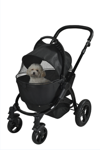Chariot personnalisé pour animaux de compagnie Poussette pour chien Luxe 4 roues Poussette détachable pour animaux de compagnie Chariot pour animaux de compagnie Transporteur avec roues - Product Image 3