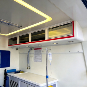 Ambulancia Móvil de UCI, Vehículo de Transporte Médico de Emergencia con Sistemas Integrados de Ventilador <span class=keywords><strong>y</strong></span> Desfibrilador - Product Image 4