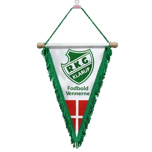 ผู้ผลิตธงขายส่ง ธงไพรด์แบบกำหนดเอง ธงสามเหลี่ยมสีแดง ขาว เขียว ธงสามเหลี่ยมแบบสั่งทำ - Product Image 2