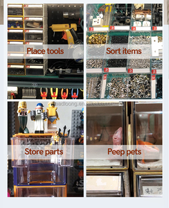 Nhựa Divider <span class=keywords><strong>container</strong></span> lưu trữ cho các thành phần phần cứng bộ phận công cụ trường hợp vít Nail hạt cho LEGO xây dựng khối phân loại hộp - Product Image 6