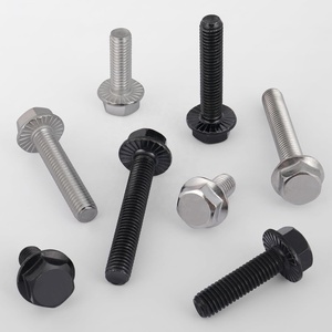 Perno Hexagonal con Brida <span class=keywords><strong>de</strong></span> Acero al Carbono <span class=keywords><strong>de</strong></span> Alta Resistencia M6 M8 M10 M12, Zincado, DIN6921 Grado 8.8, para Piezas Automotrices - Product Image 3