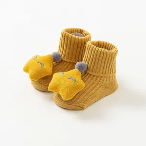 Нескользящие нескользящие носки с изображением животных для малышей 8-36 месяцев Нескользящие напольные носки для девочек и мальчиков