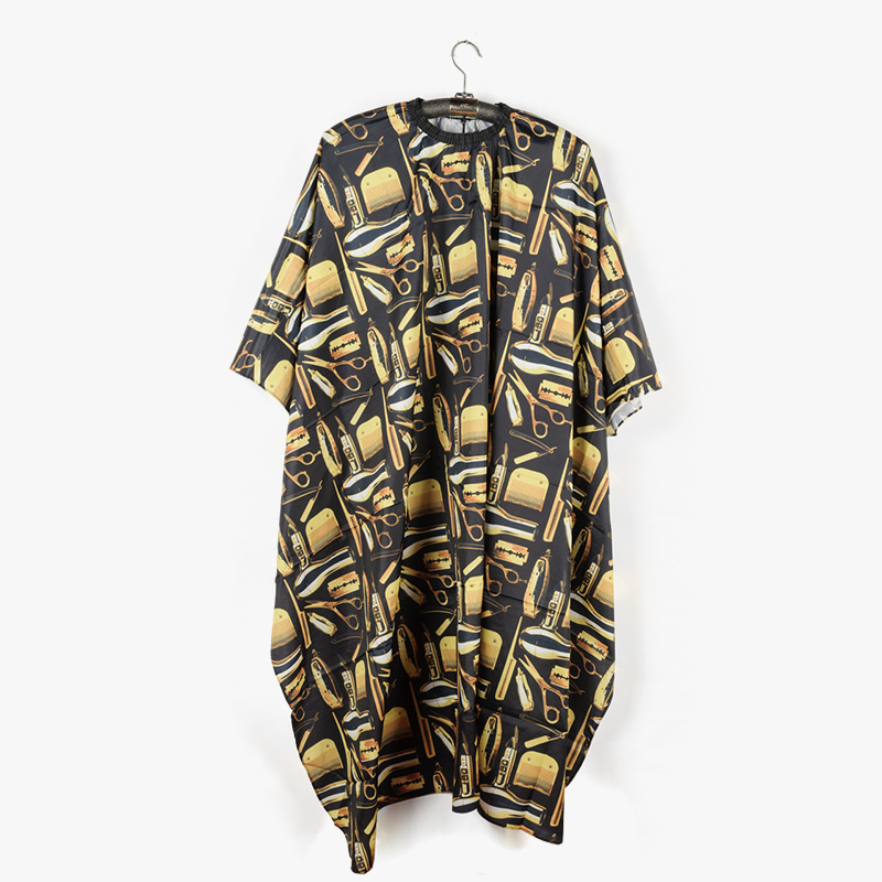 Оптовая продажа, модный фартук для парикмахерской из полиэстера с индивидуальным логотипом, Парикмахерская накидка для стрижки волос, пальто с индивидуальным логотипом