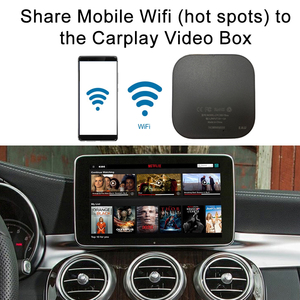 Applepie Mini Wireless CarPlay Ai Box Android 9 Qualcomm 4+64G Plug and Play <span class=keywords><strong>Youtube</strong></span> Netfix para Benz Audi Nissan Hyundi Haval - Product Image 2