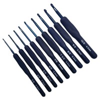 Ensemble d'aiguilles à crocheter avec manche en métal de 2,0 à 10,0 mm, outils de tricot pour pulls en laine, fournitures d'artisanat, 200 ensembles