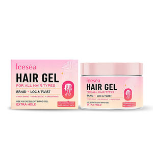 Gel Coiffant Bio à l'Huile de Coco - Fixation Forte, Texturisant, Hydratant, Fini Brillant pour Tresses, Locks et Twists - Product Image 1