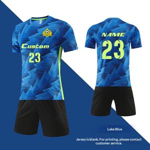 Yeni kulüp futbol kiti Set-yetişkinler ve çocuklar için stokta maç ve eğitim üniformaları Logo baskı mevcut özelleştirilebilir - Product Image 4