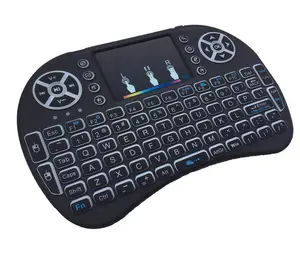 En iyi fiyat i8 mini klavye hava fare touchpad 2.4g kablosuz klavye USB bağlantısı