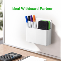 Porte-stylo magnétique, porte-marqueur magnétique pour marqueurs effaçables à sec, organisateur de stylos pour tableau blanc, salle de classe, bureau, école