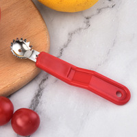 Handmatige roestvrijstalen fruitpitolie, meloenbolletjeslepel, kersenontpitter, multifunctionele fruitpitverwijderaar, keukenhulpje
