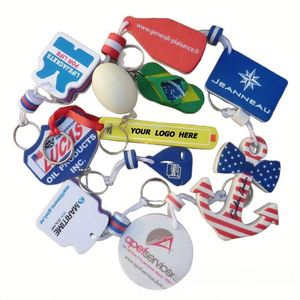 Custom Floating EVA Keychains - Personalized Novelty <b>Key</b> Floats with Logo Printing for Promotional Gifts - Product Image 1