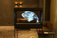 Cube d'affichage holographique 3D à 180 degrés Full HD de 22 pouces pour la publicité de bijoux et de montres
