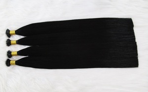 Extensiones de Cabello Humano Virgen 100% al por Mayor, Extensiones de Cabello con Micro Anillos de <span class=keywords><strong>50</strong></span> Hilos/50g para Salón, 14-24 Pulgadas, Todos los Colores - Product Image 3