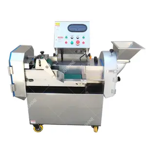 Automatic Cucumber Eggplant Vegetable Cutter Machine Lettuce Cabbage Cutting Equipment Slicing Shredding Dicing Machine