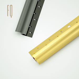 Modern Design Alumínio Z-Shaped Tile Trim Perfis para Piso de Porcelana Pisos Acessórios com Tapete Tack para Hotéis - Product Image 4