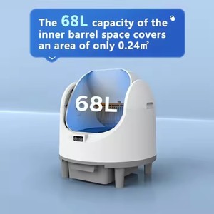 EU <strong>Plug</strong> Luxury ABS New Super Large Capacity Automatic Cleaning <strong>Cat</strong> Toilet UV Deodorizing Dual Channel Smart <strong>Cat</strong> Litter Box - Product Image 6