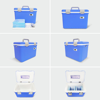 Caja Refrigerada con Pantalla de Temperatura y Logotipo Personalizado para Aplicaciones Médicas, de Laboratorio y Cadena de Frío