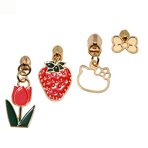 Bán Buôn Kim Loại Tùy Chỉnh Thiết Kế Logo Dây Kéo Kéo Đầu Chất Lượng Cao Fancy Dây Kéo Thanh Trượt Cho Túi - Product Image 3