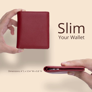 <b>Men's</b> Genuine Leather Handmade Open Short <b>Wallet</b> Premium Quality with Genuine Leather Lining Customizable Size & Color - Product Image 2