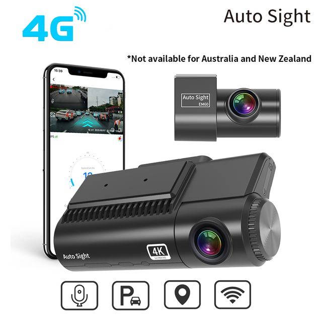 Factory Price 4K Dual IMX678 TKA Resolution 4G Dash Cam with Starvis 2 Ultra HDR Super Night Vision GPS Parking Mode Key Shape