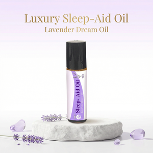 Sleep Aid Oil Roll on Lavender Ylang Ylang Clary Sage Essential Oil Blend Calming Relaxing Aroma for Better Sleep - Product Image 1