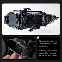 Pour Audi A4 S4 B8 B9 2013-2015 12V Nouveaux phares LED dynamiques avec clignotants avant, montage Plug & Play
